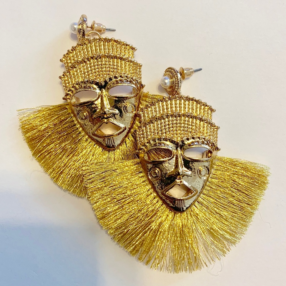 Punk Face Earrings For Women